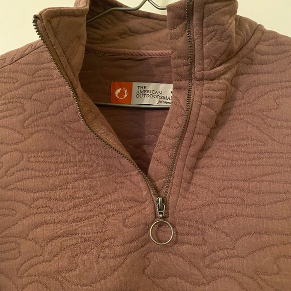 American Outdoorsman Woman's quarter zip light quilted pullover . NWT. - Picture 2 of 5